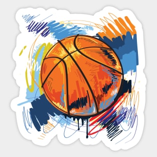 Basketball lovers Sticker